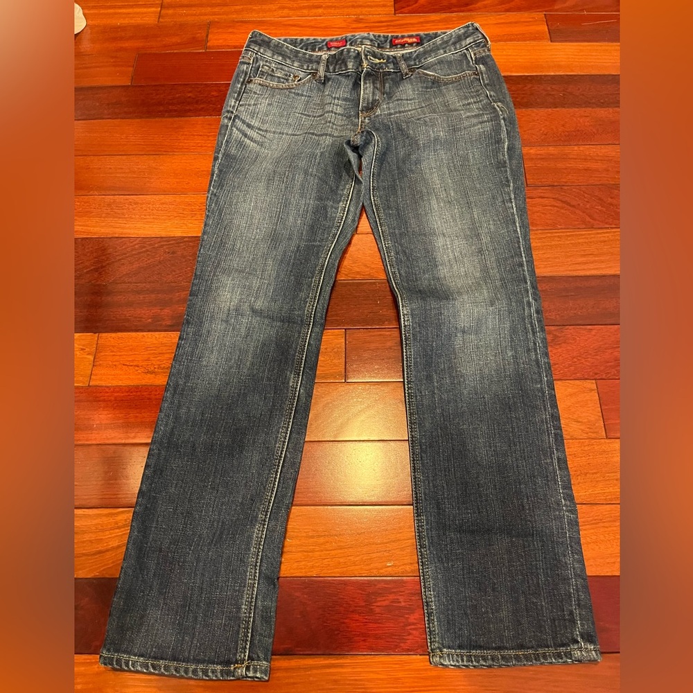 Express Stella Fit Low Waisted Skinny Leg Jeans